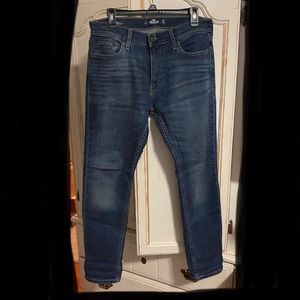 Men’s Hollister Skinny medium blue wash jeans 32x30